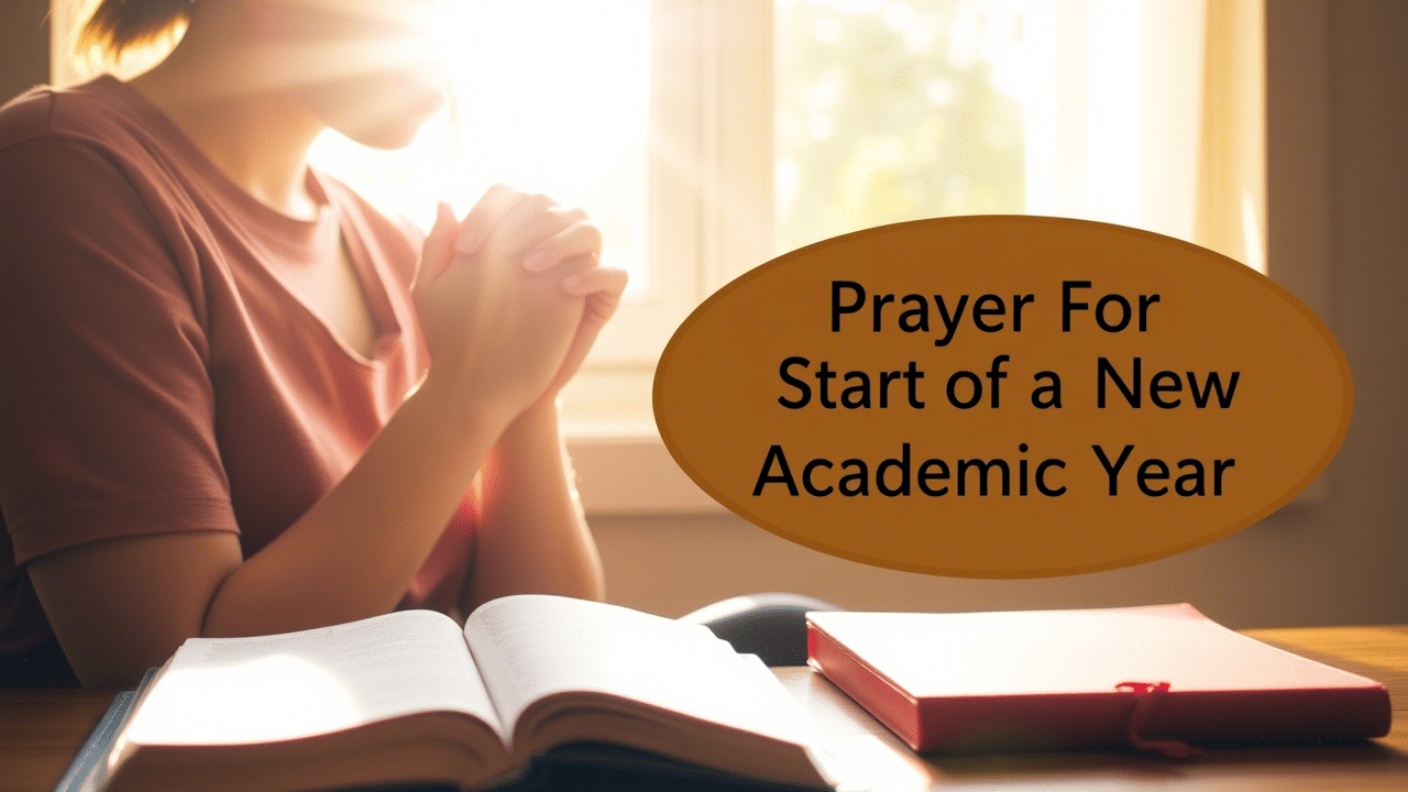 Prayers For The Start Of A New Academic Year