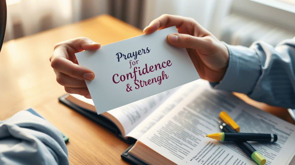 Prayers for Confidence & Strength