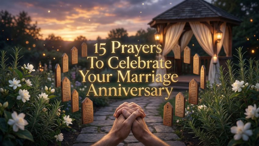15 Prayers To Celebrate Your Marriage Anniversary