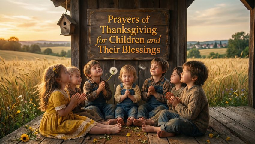 Prayers of Thanksgiving for Children and Their Blessings