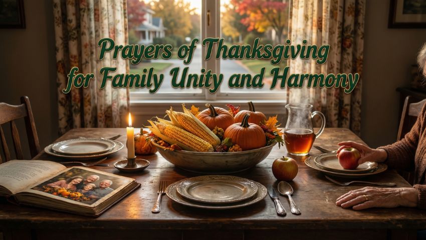 Prayers of Thanksgiving for Family Unity and Harmony